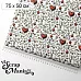 Отрез ткани 75х50 см "Алиса и Чеширский кот. Червонное сердце" (ScrapMania)